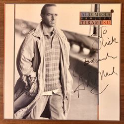 Al Di Meola autographed LP