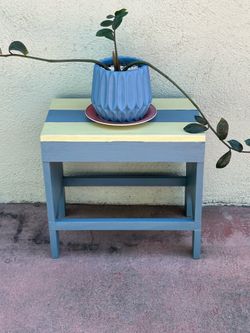 Refinished Stool / Plant Table