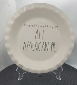 Rae Dunn 4th Of July Pie Baking Dish