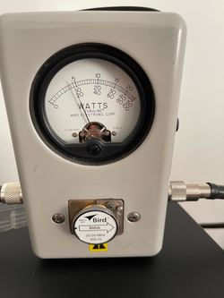 Bird 43P - Model 43 RF cb and ham radio Wattmeter with Peak Reading