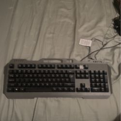 RGB Keyboard With Phone Holder 