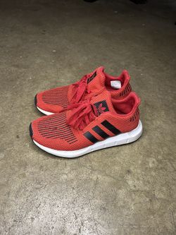 Red Adidas shoes