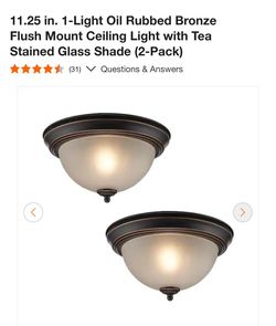 Commercial Electric Flush Mount Ceiling Lights
