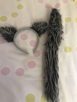 Halloween Wolf Dog Werewolf Ears And Tail