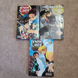 Demon Slayer Books, 1-3, English Version