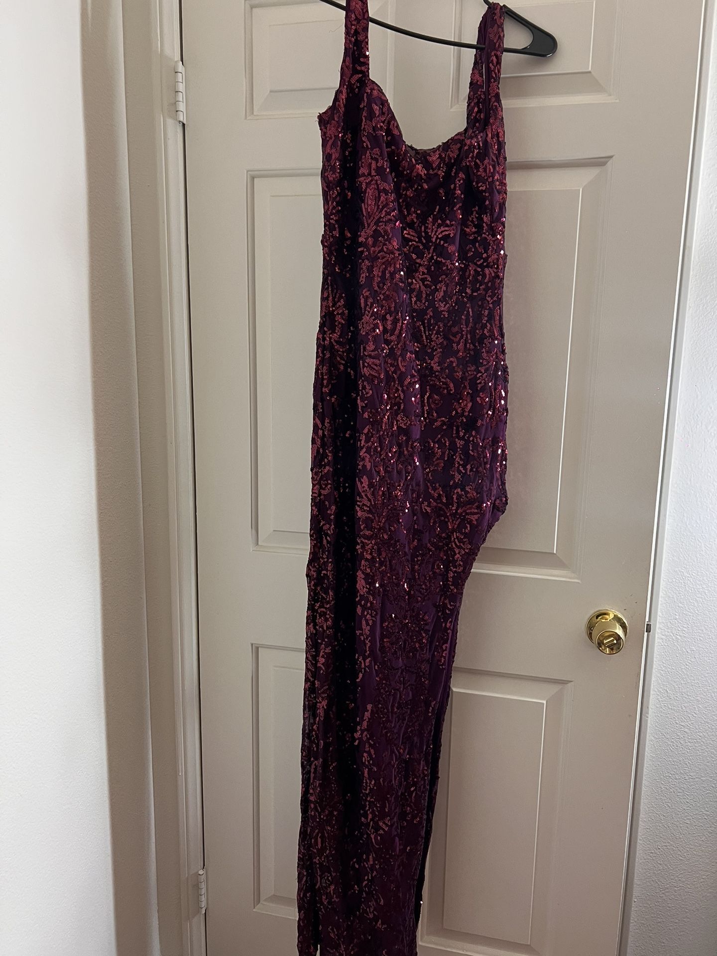 Windsor Burgundy Sequin Dress