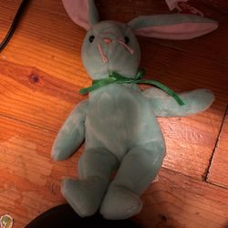 Retired Hippity Mint Green Bunny No Error PVC