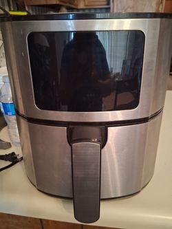 Bluebow digital air fryer touchscreen, easy open