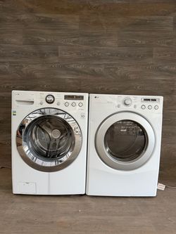 LG washer and dryer laundry
