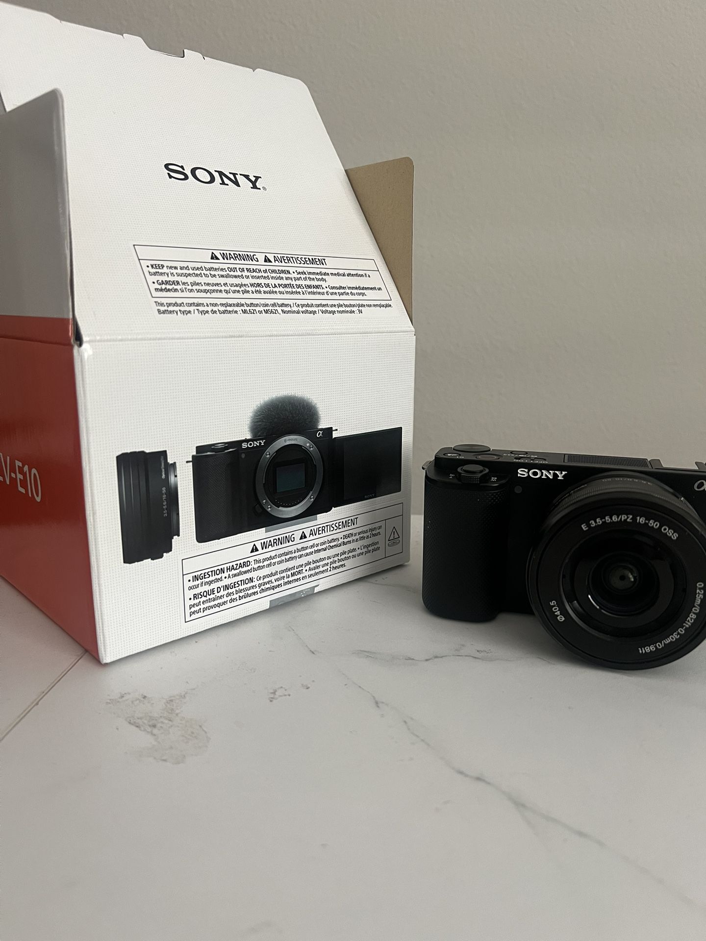 Sony ZV-E10 4k Camera With Kit Lens