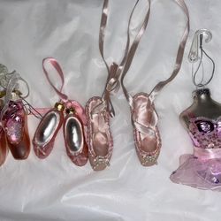 ballerina ornament lot