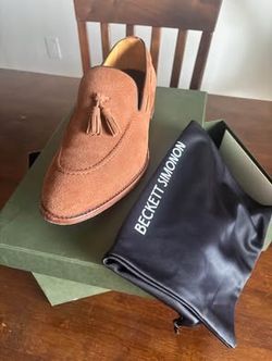 Beckett Simonon Suede Tassel Loafers