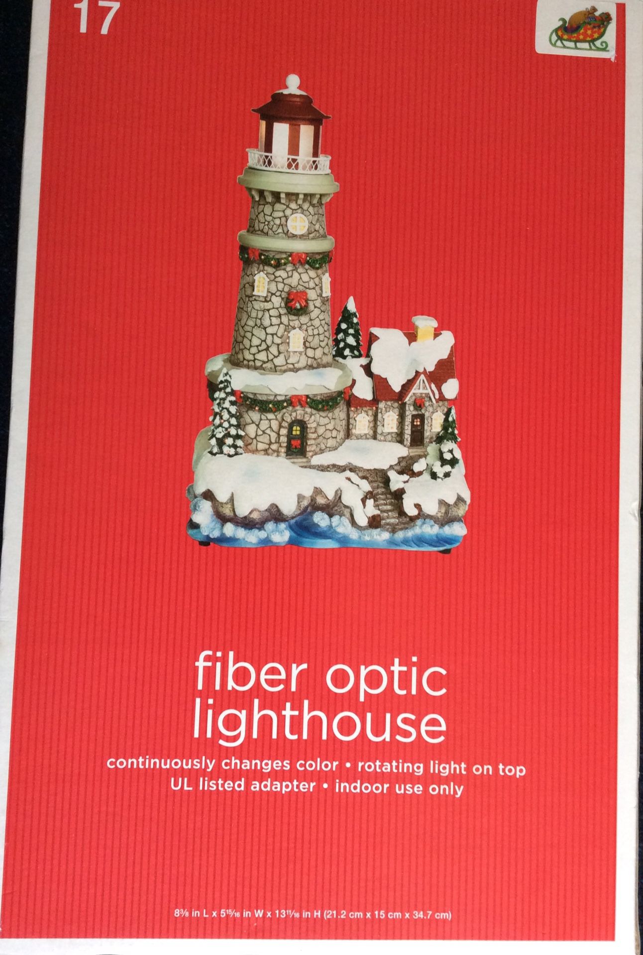 Fiber optic lighthouse-lights up