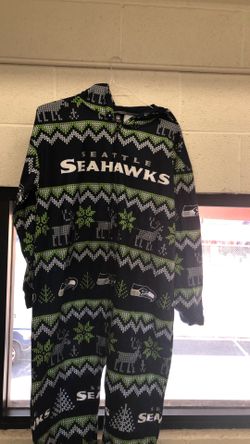 New Size Small Adults. SEATTLE SEAHAWKS LONSIS WITH HOODIE