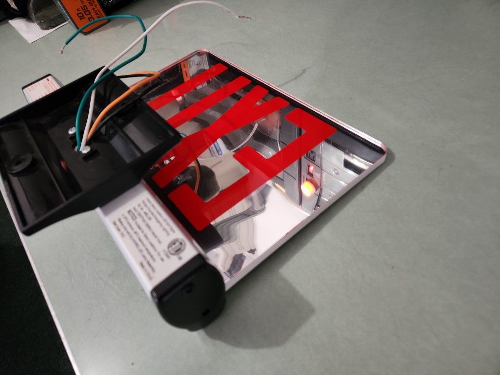 Commercial Lit Hardwired Exit Sign - New