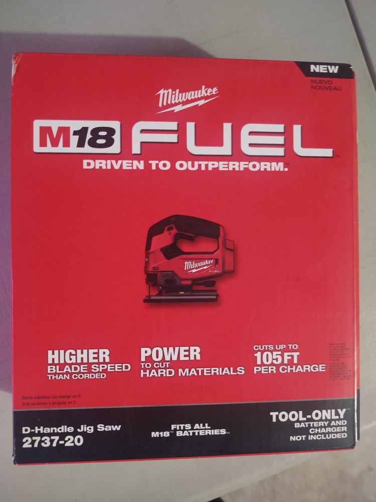 New Milwaukee Fuel M18 Jigsaw 