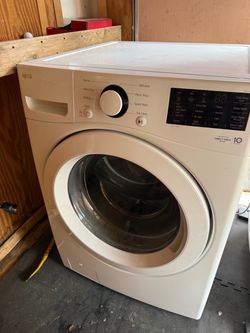 LG Front Load Washing Machine White