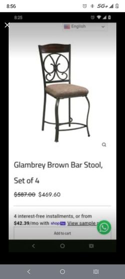 Ashley barstools