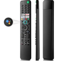 Voice Remote For Sony Smart TV Replacement Compatible w/ 2019-2025 Sony Bravia, Android Google TV