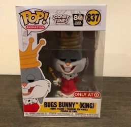 Funko Pop! Animation Looney Tunes Bugs Bunny (King) Target Exclusive Vinyl #837