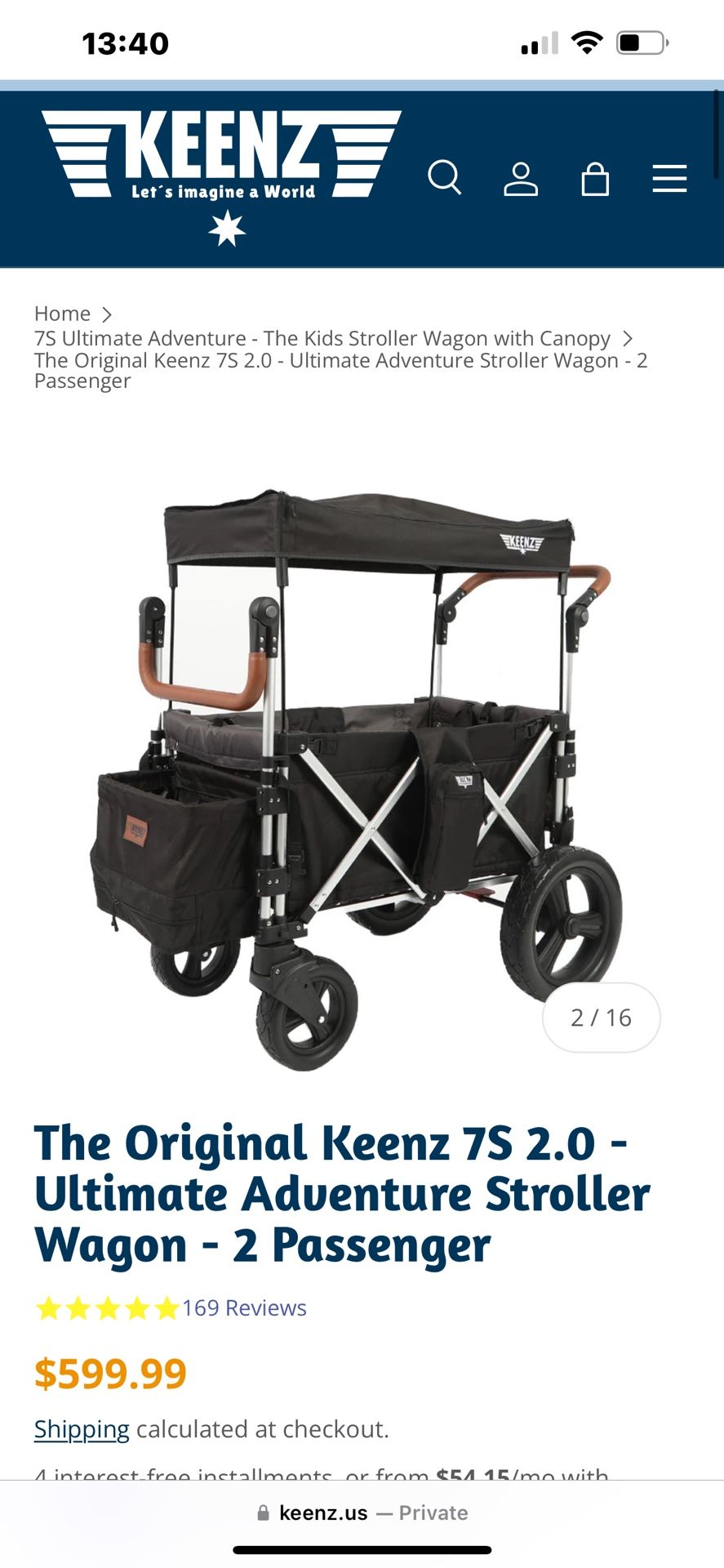 Keenz Baby Stroller Wagon 