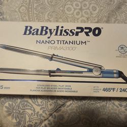 Babylisspro  Pro Nano Titanium Flat Iron 1"