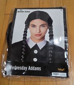 Wednesday Addams Black Braided Wig