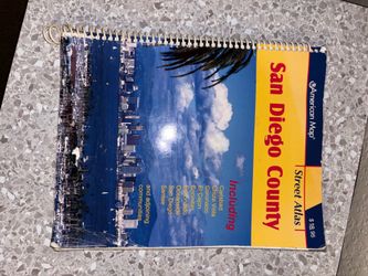 Vintage San Diego Map book