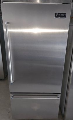 Viking 36 stainless steel built-in refrigerator