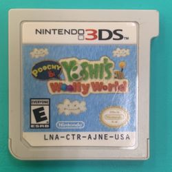Poochy & Yoshi’s Wooly World Nintendo 3DS