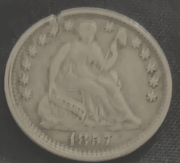 1857PRE_ CIVIL WAR HALF Dime