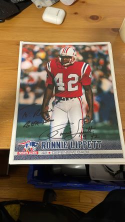 RONNIE LIPPETT AUTOGRAPH 