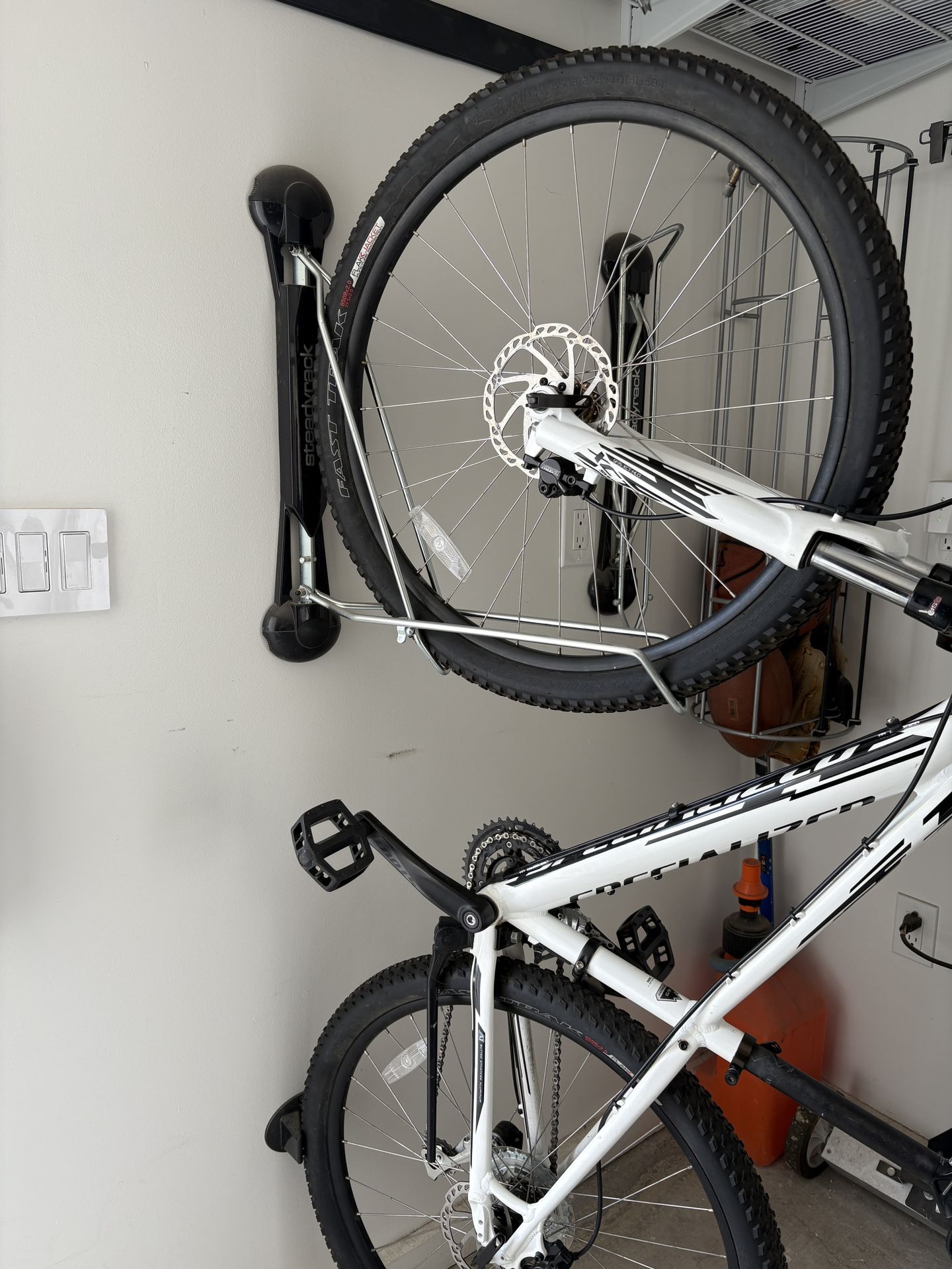 Steadyrack Wall Mounted Bike Rack — Bike Not Included