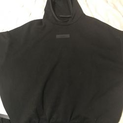 Black Essentials Hoodie