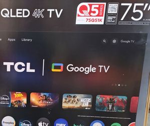 TV TCL QLED 75".