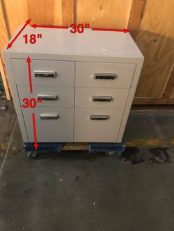 Wooden File Cabinet 