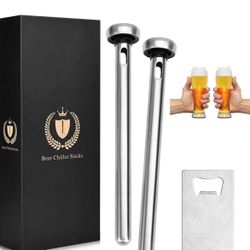 Brand: Bincoch Beer Chiller Sticks for Bottles-Best Dad Gifts-Fathers Day-Birthday Gifts for Men and Women-Beer Gift Ideas for Men-Inexpensive Chillsn