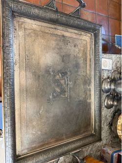 Antique silver tray