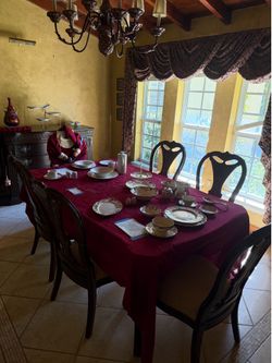 Dining Table, Chairs and Buffet