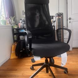 Ikea MARKUS office Chair, Vissle Dark Gray, medium