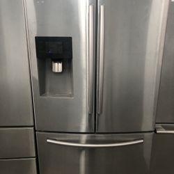 Stainless 3 Door Stainless French Door Refrigerator 