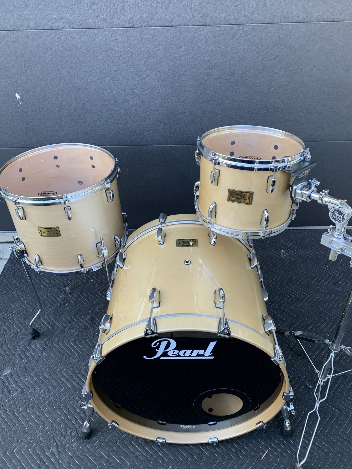 💥 Pearl Master Studio Birch Series 3pc Drum Set 22-16-12” Pro Level