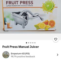 Fruit press