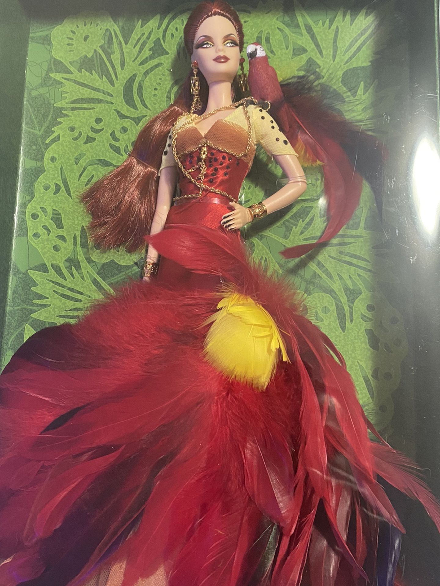 Barbie Collector The Scarlet Macaw Doll - Gold Label