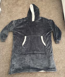 gray snuggie with hood