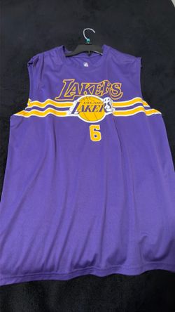 LAL LeBron James #6 sleeveless shirt