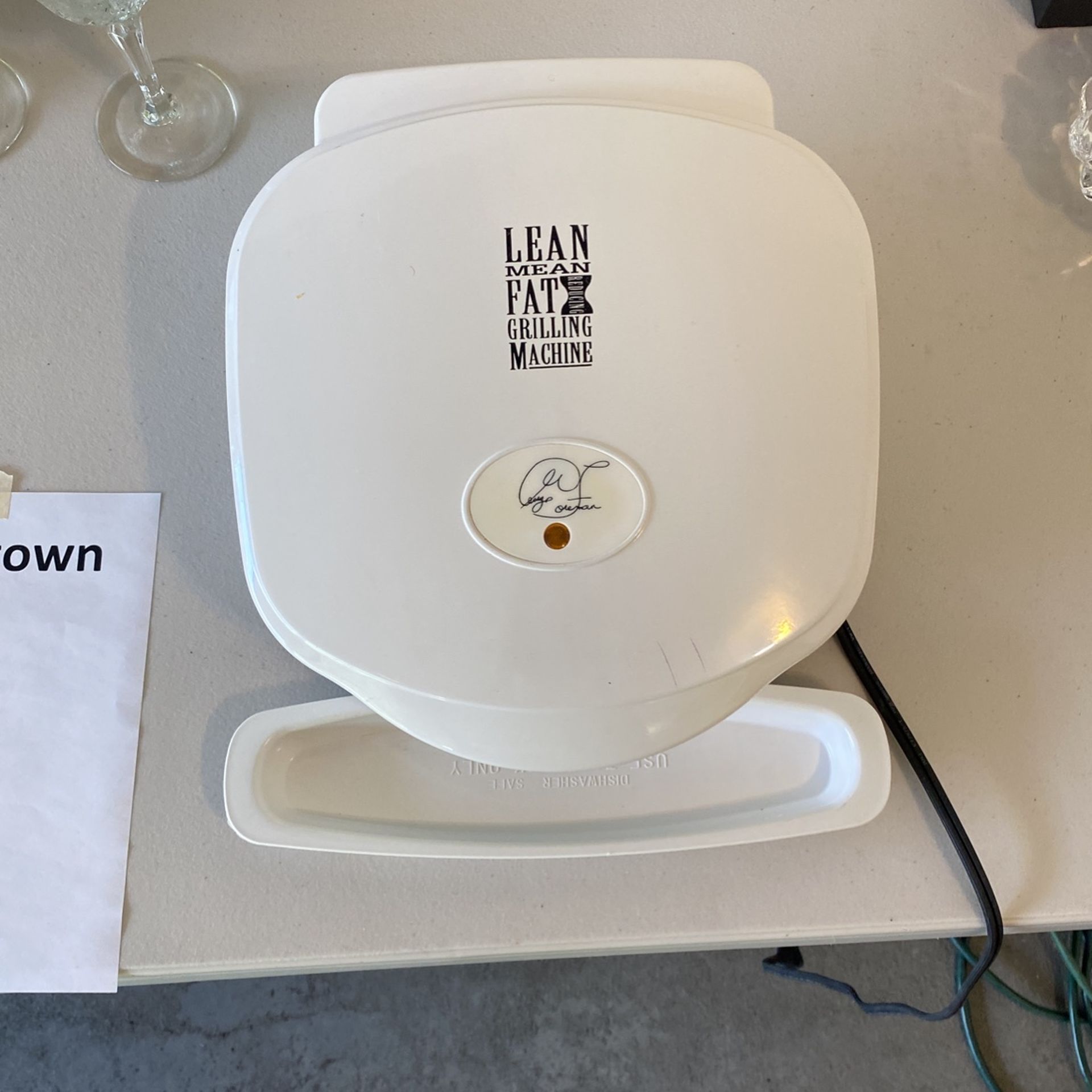 George Forman lean Mean Fat Reducing Grilling Machine