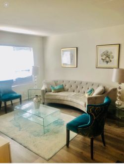 3 piece heavy duty glass table set ( 2 end tables / 1 coffee table)