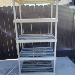 5 TIER SHELVING 6FT TALL X 3FT WIDE X 2FT IN-DEPTH…