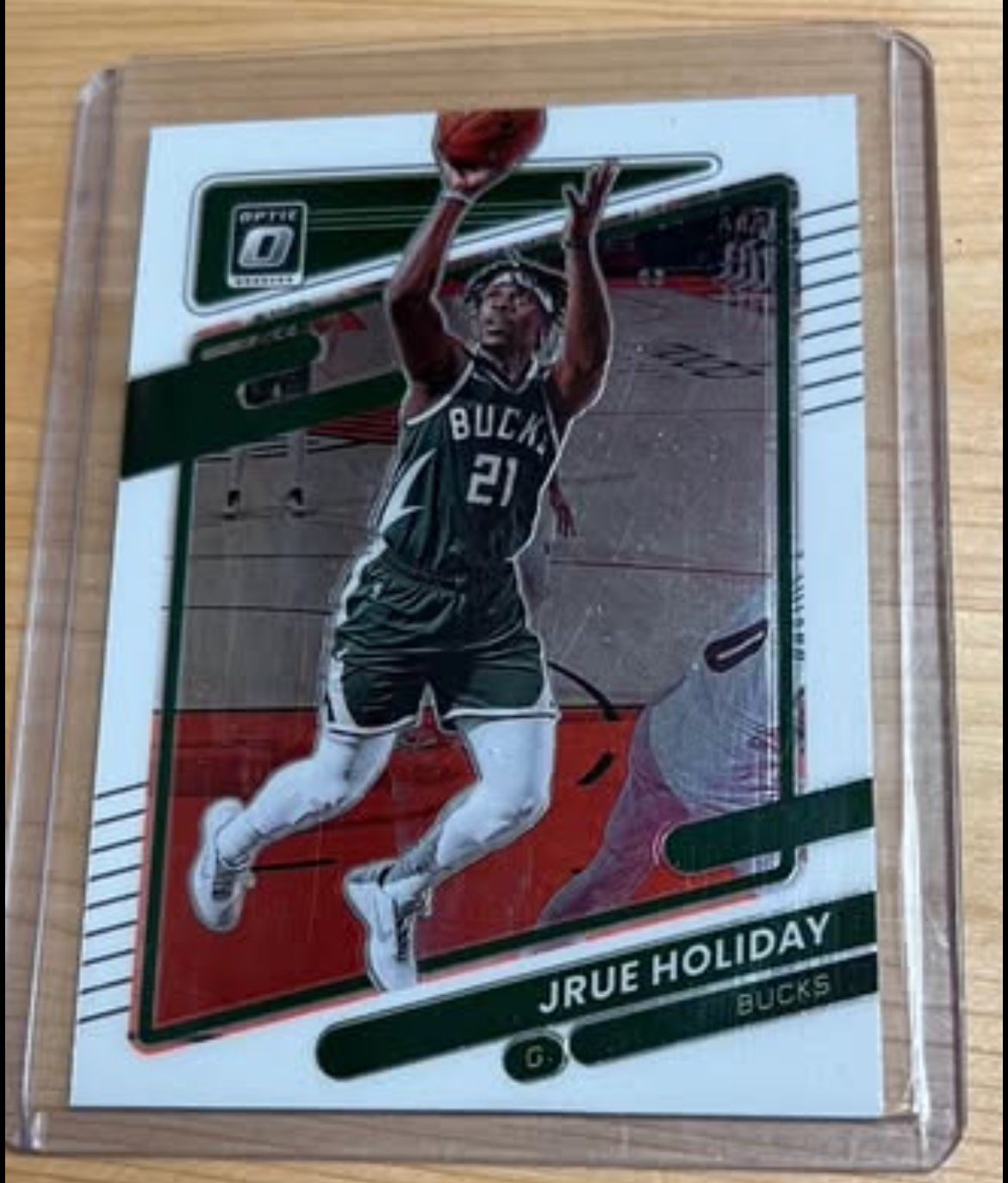 Jrue Holiday (40) 2021-22 Donruss Optic Basketball - Milwaukee Bucks
